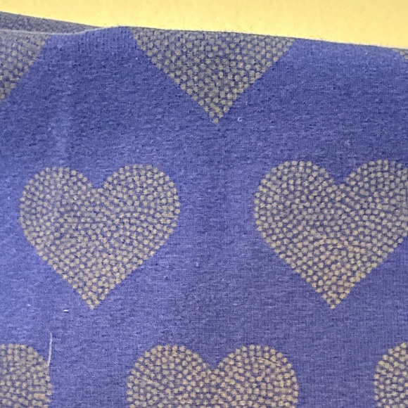 Express Black Yoga Pants with Blue Heart Waistband - Picture 2 of 4